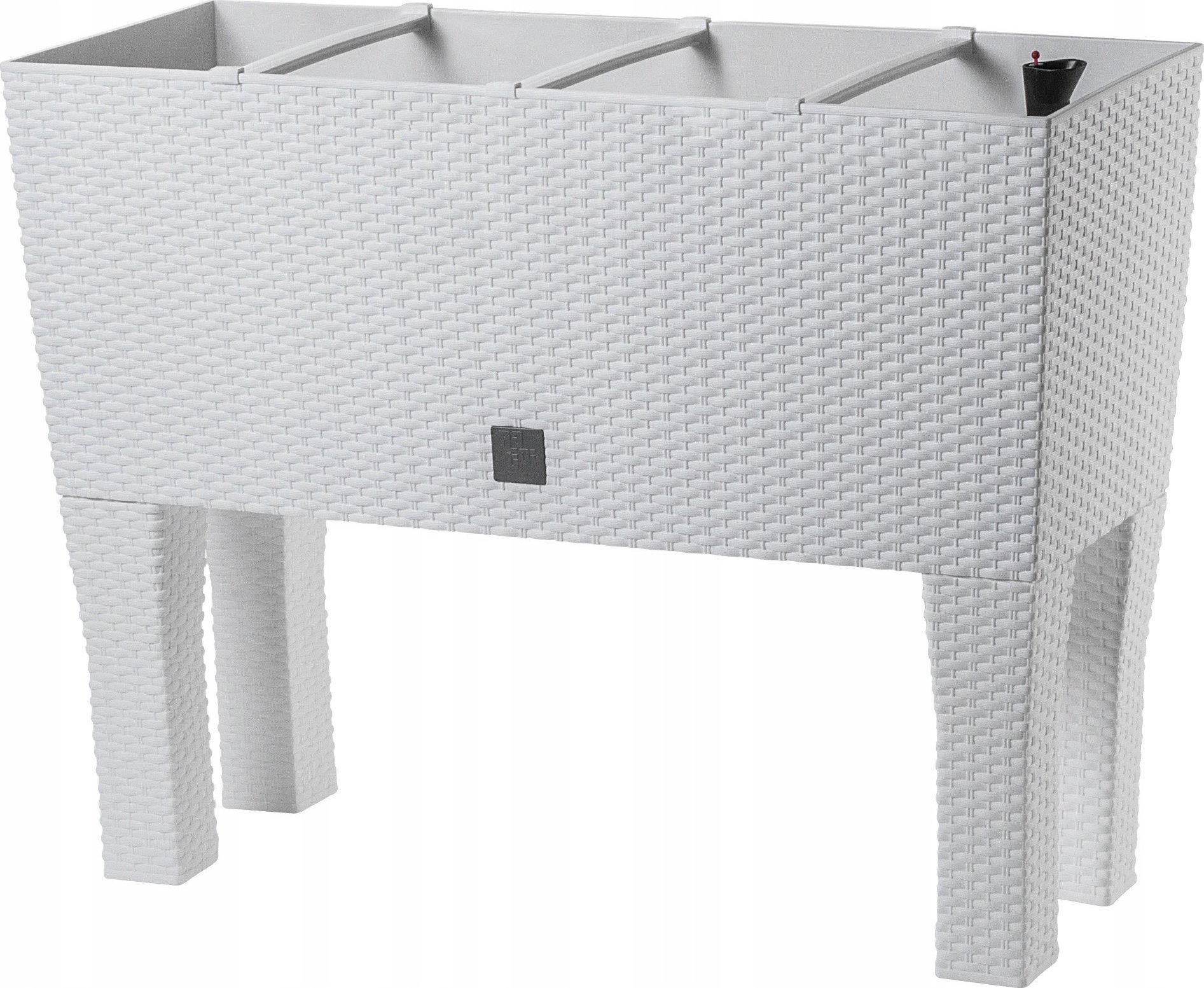 Kadax KADAX Doniczka Donica Na Nóżkach 80cm Wkład Biała