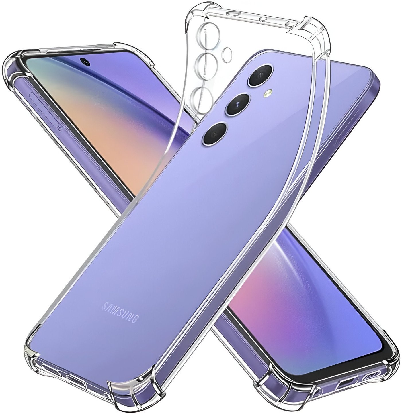 Etui Supero FlexAir Pro do Samsung Galaxy M55, przezroczyste