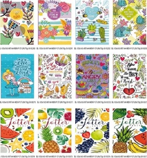 Fresh Notatnik ozdobny 105x165/64K linia FRESH (328358)