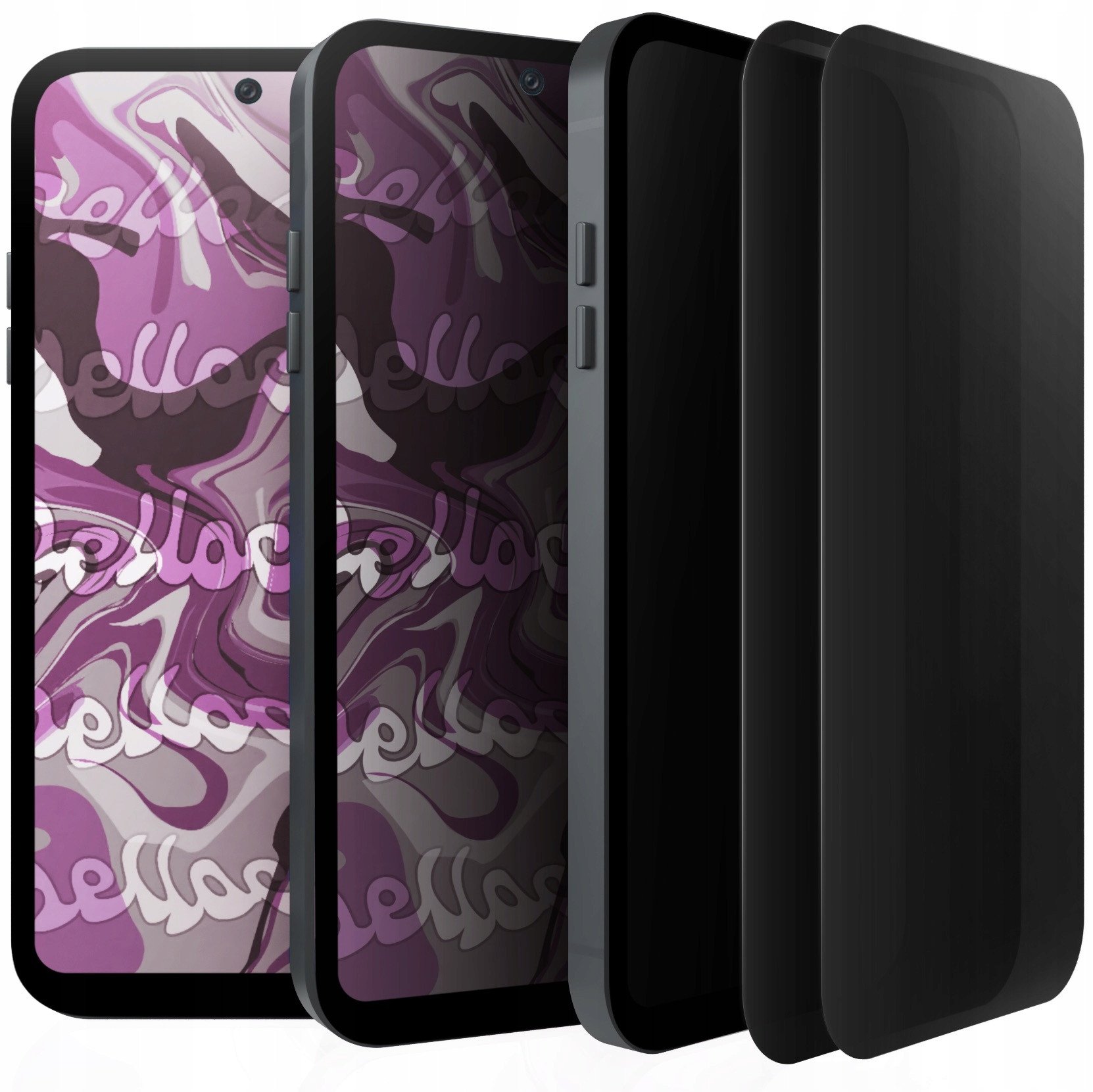 [2-pak] Szkło Hartowane Do Realme 11 Pro 5G (Curved, Antyszpiegowskie, 9H)