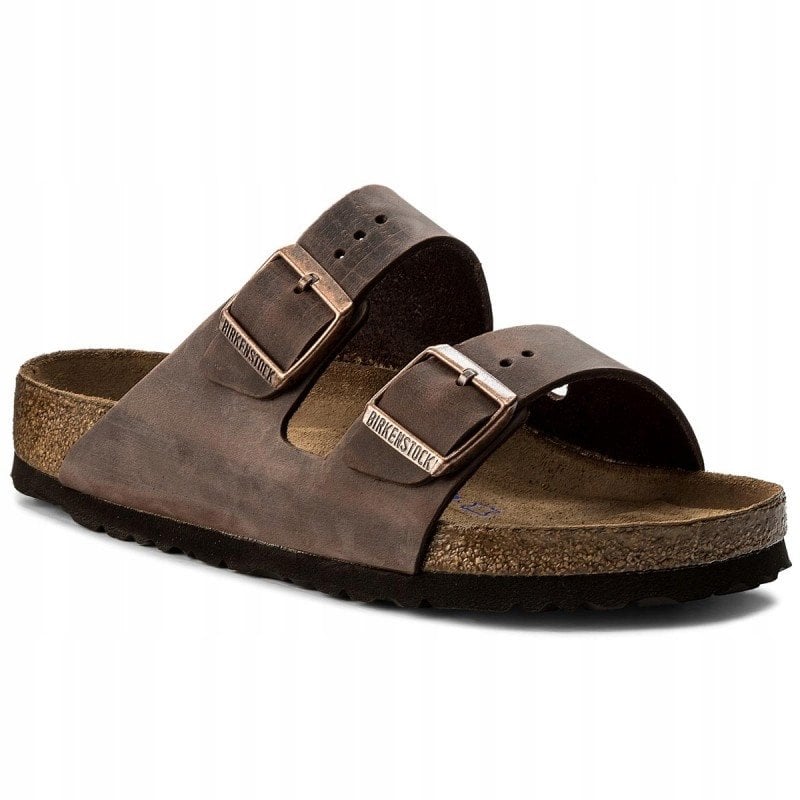 Birkenstock Arizona FL WB Habana 452761 Brązowe 43
