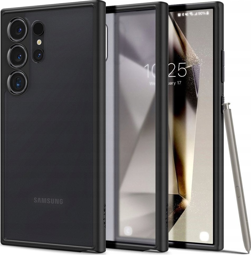 Etui Spigen Ultra Hybrid do Samsung Galaxy S25 Ultra czarny