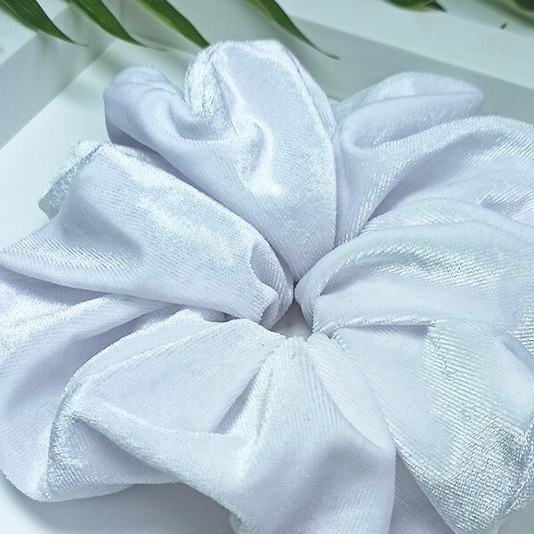 Gumka VELVET XXL do włosów YEYE Biały