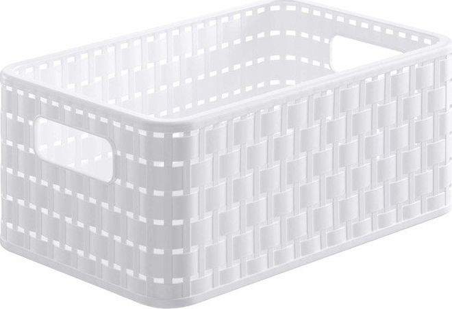 Rotho ROTHO Koszyk do przechowywania 6 L COUNTRY biały 1115201100 uniwersalny