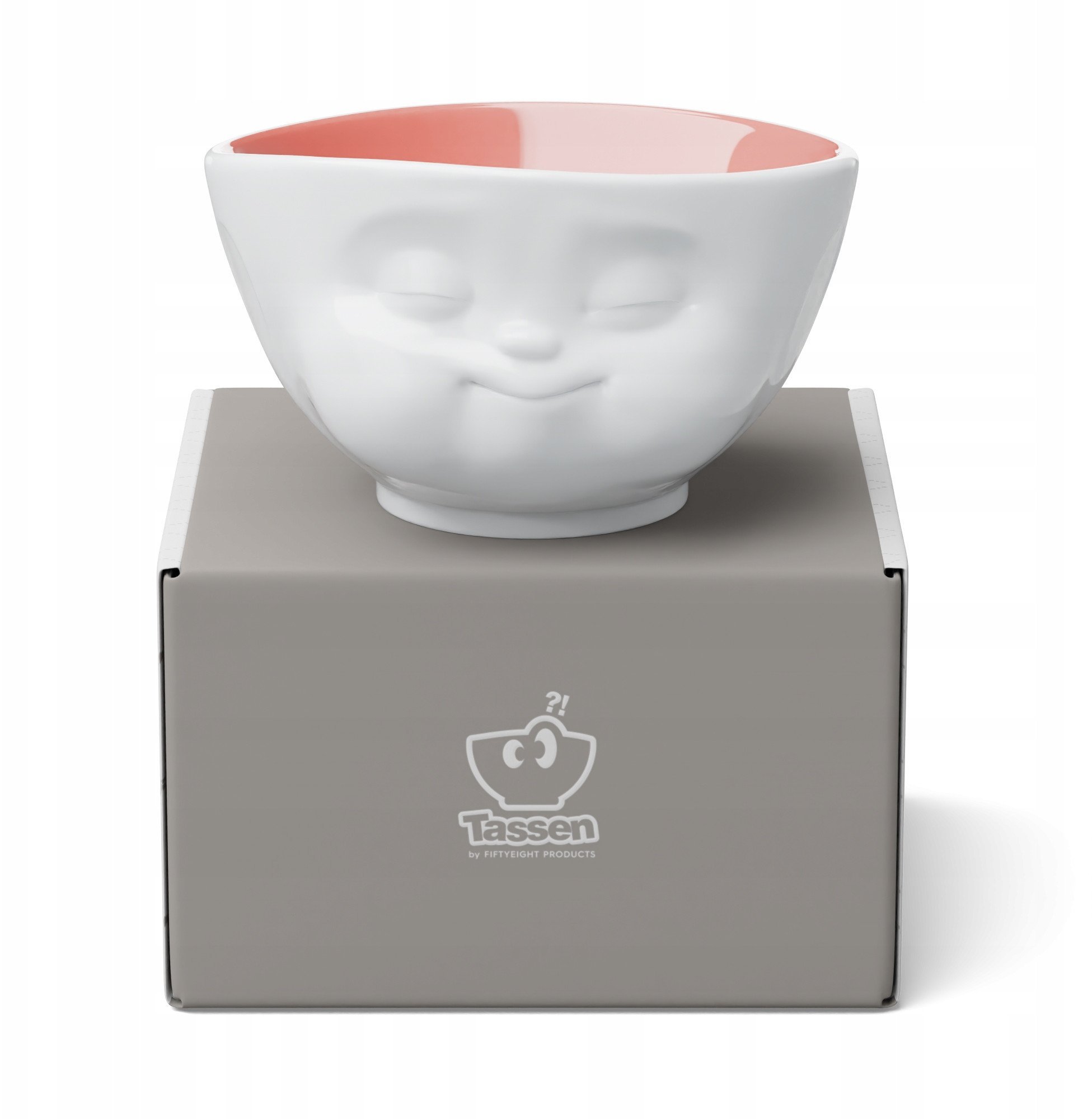 FIFTYEIGHT Schale 500ml - Mampfend innen Pfirsisch