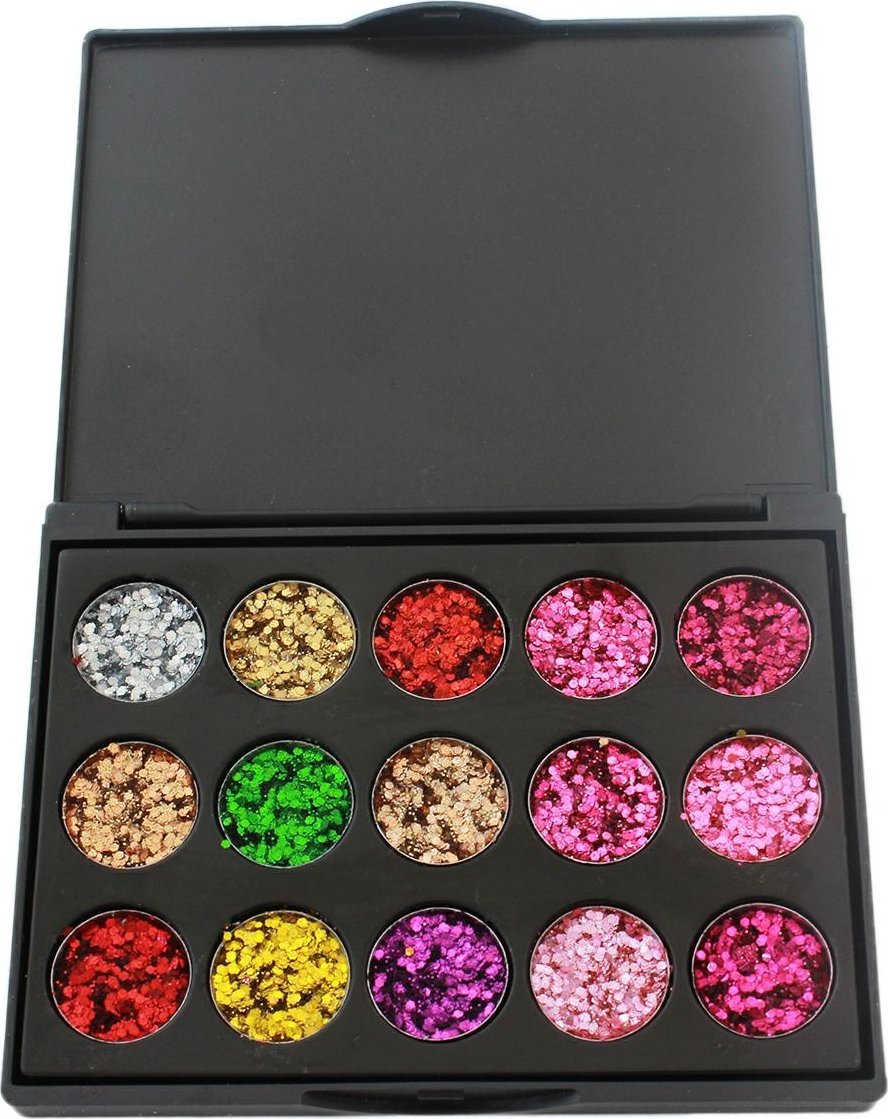 ATL AG861 Paleta cieni 15 kol. brokat