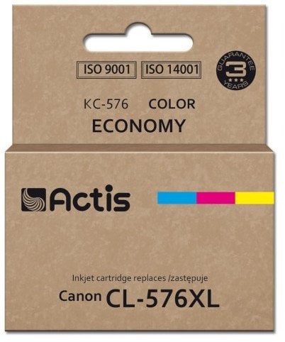 Actis KC-576 Tusz (zamiennik Canon CL-576XL; Supreme; 15 ml; kolor: niebieski, żółty, czerwony.