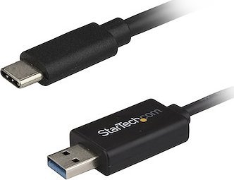 Kabel USB StarTech USB-A - USB-C 2 m Czarny (USBC3LINK)
