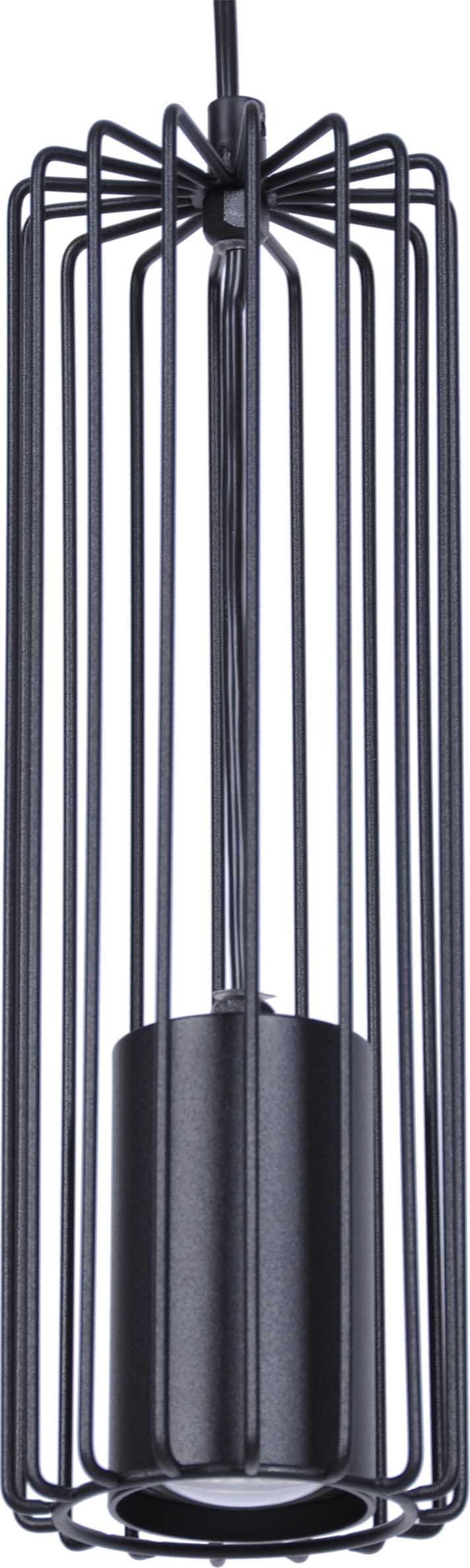 Lampa wisząca Kaja Pojedyncza lampa wisząca Falcon K-4930 do holu czarna