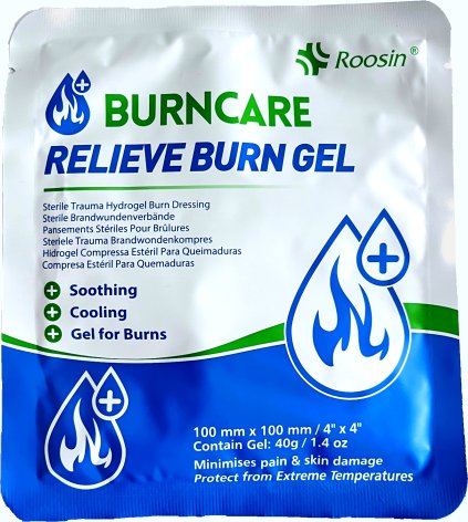 Opatrunek hydrożelowy na oparzenia 10x10cm BurnCare