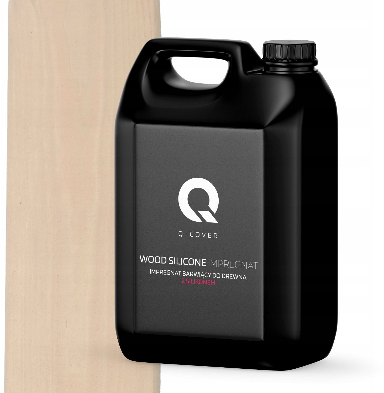 IMPREGNAT BARWIĄCY DO DREWNA Z SILIKONEM 2w1 KOLOR BEŻOWY JASNY H4164 5L