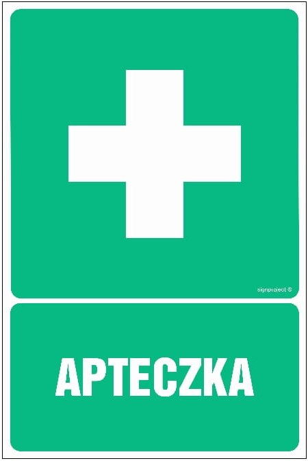 Gi010 Apteczka (5 X 7,5 Cm, Pn - Płyta 1Mm) Libres Polska Sp Sgp-Gi010_50X75_Pn 5904937228214