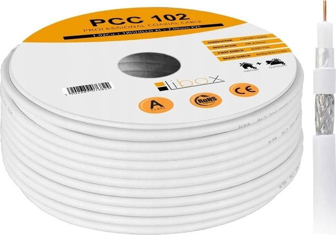 Libox Kabel koncentryczny PCC 102 trishield HD Libox rolka - 100m