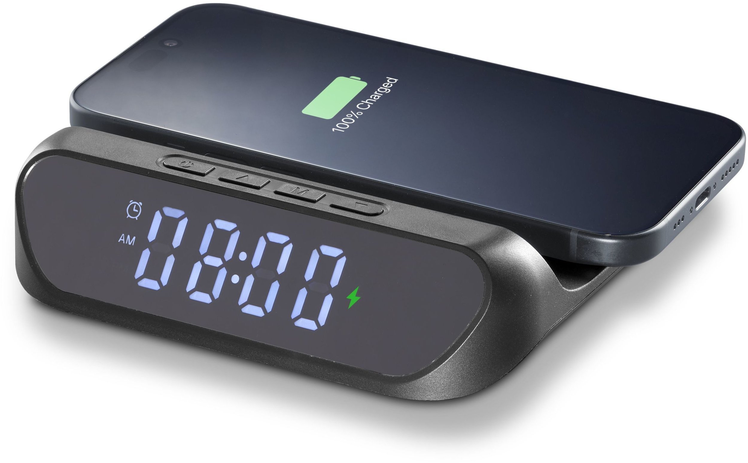 Cellularline Wireless Clock Charger Black