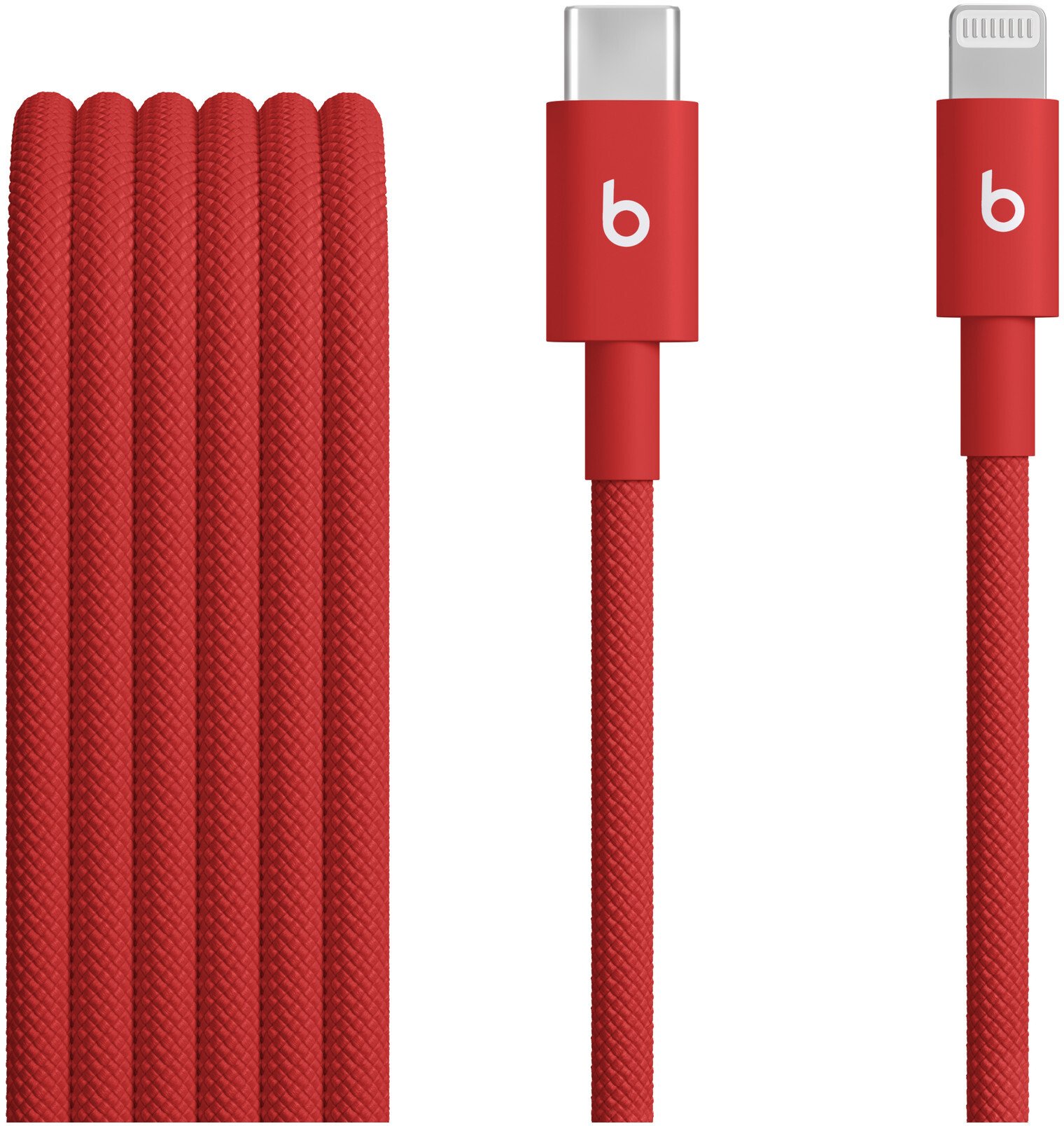 Kabel USB Beats USB-C–Lightning pleciony kabel szybki czerwony (1,5 m)
