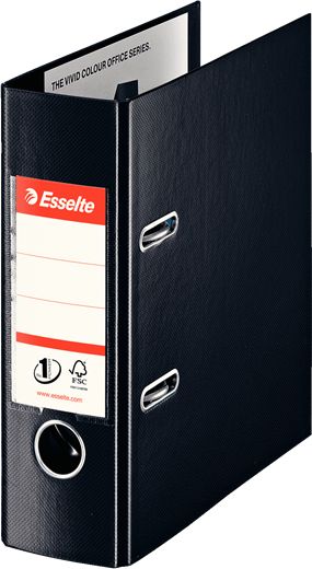 Segregator Esselte No.1 Vivida dźwigniowy A5 75mm czarny (10K010A)