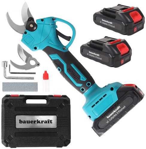 Sekator akumulatorowy elektryczny do gałęzi żywopłotu 21V