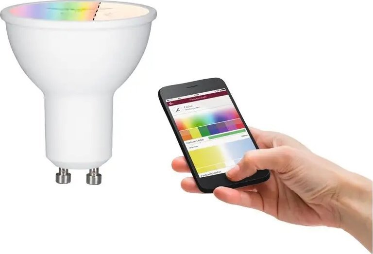 Paulmann Źródło światła LED ZB GU10 350lm 6W RGBW Mat ściem 36st. 2700K 230V