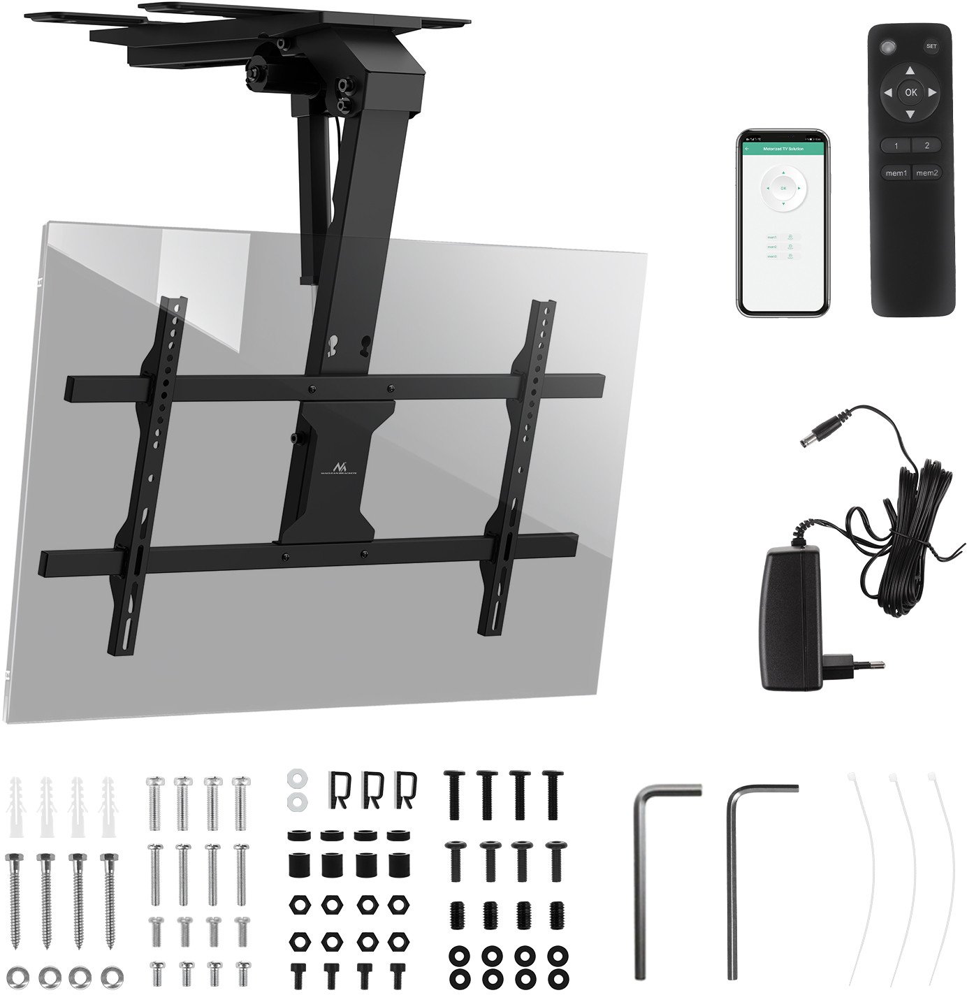 Uchwyt do TV elektryczny sufitowy 43-86" MC-110 T