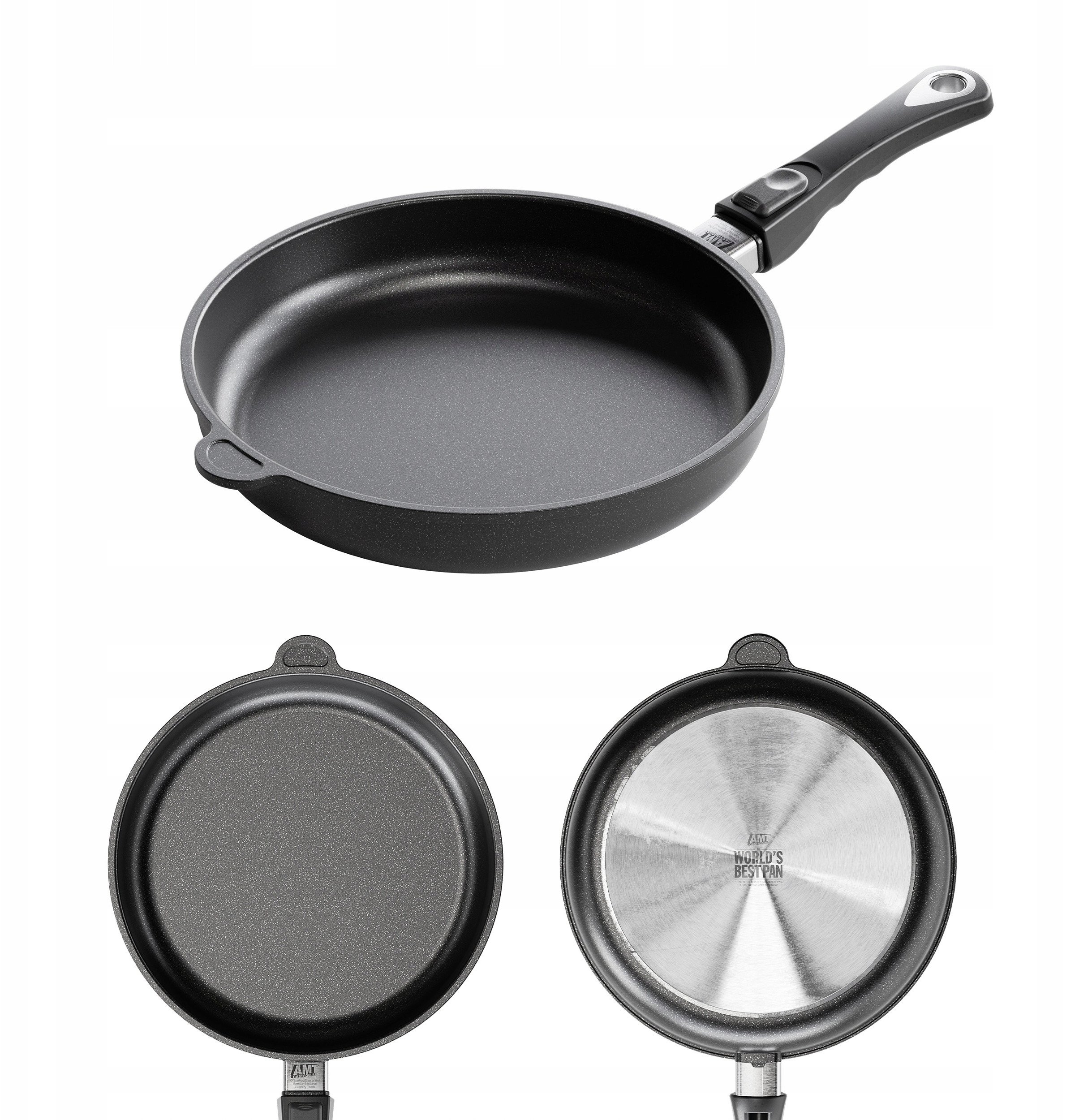 Neindukcinė keptuvė nuimama rankena AMT Gastroguss, Ø 26 cm, 5 cm aukščio AMT 526-E-Z20B