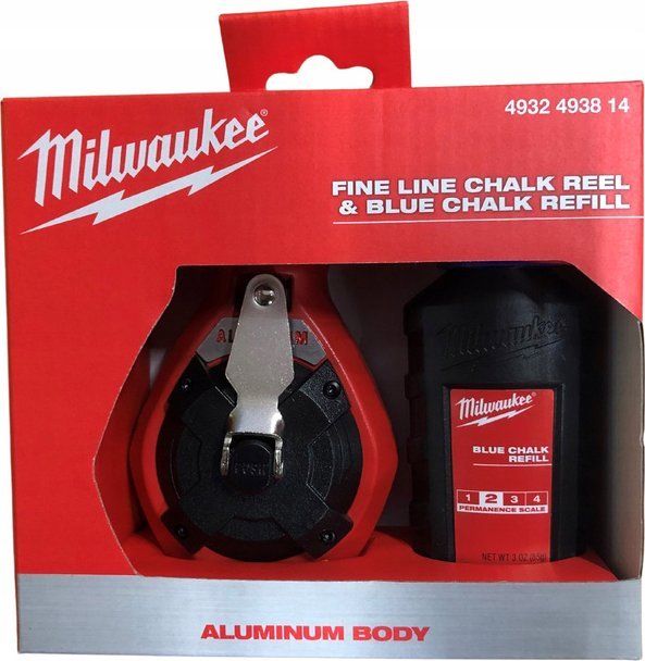 Sznurek traserski cienki + kreda niebieska Milwaukee 4932493814