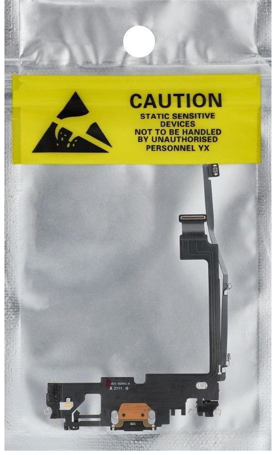 OEM Taśma ładowania USB do IPHONE 12 Pro max czarna (demontaż)