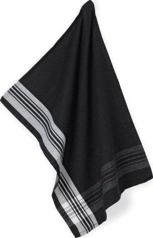 Kela Ściereczka kuchenna, 100% bawełna, 70 x 50 cm, czarno-biała / Kela