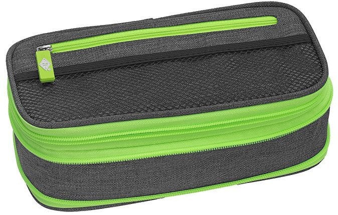 Wedo 24243011 piórnik Miękki piórnik Poliester Czarny, Zielony