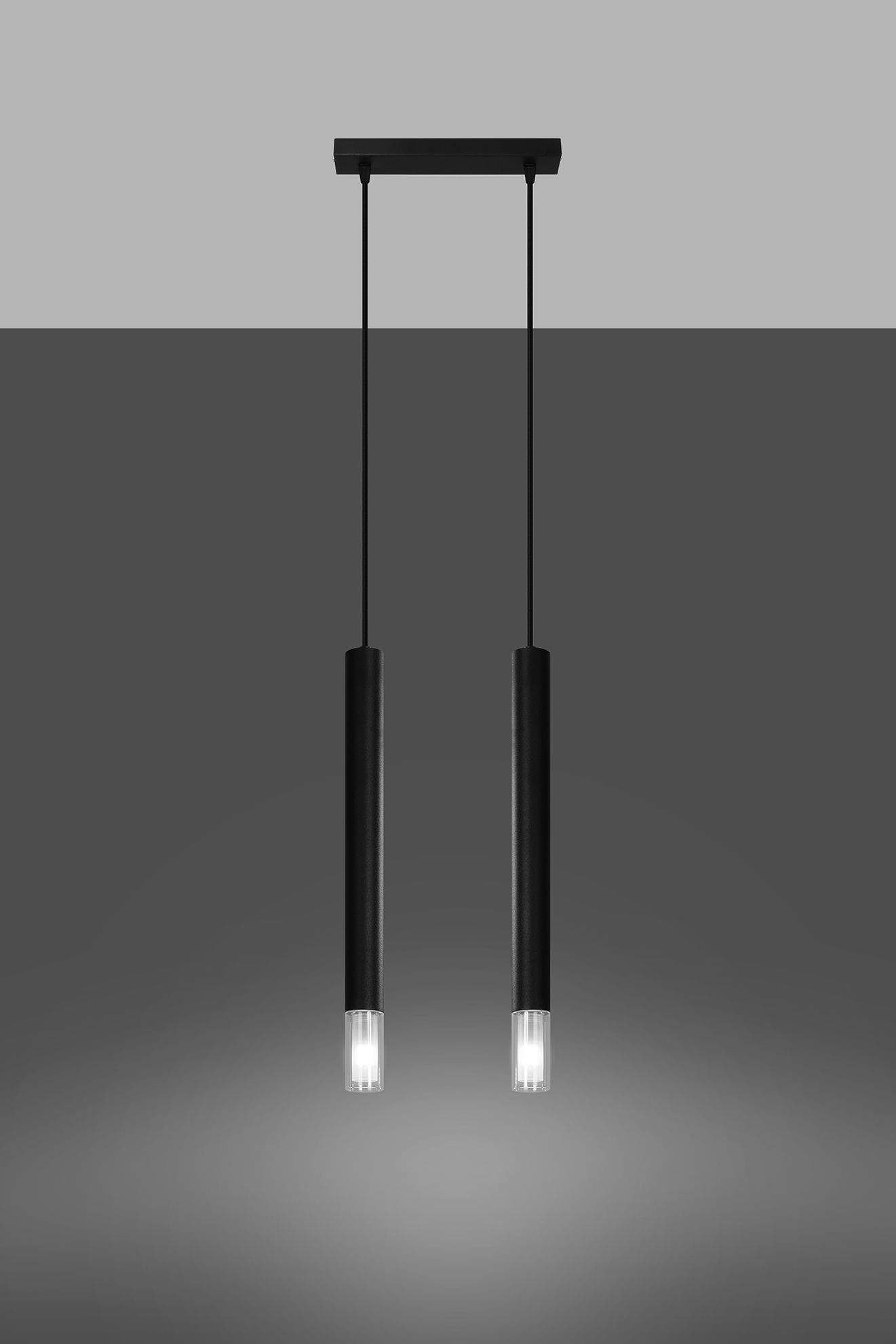 Lampa wisząca Sollux Nowoczesna lampa wisząca LED Ready czarna Sollux WEZYR SL.0961