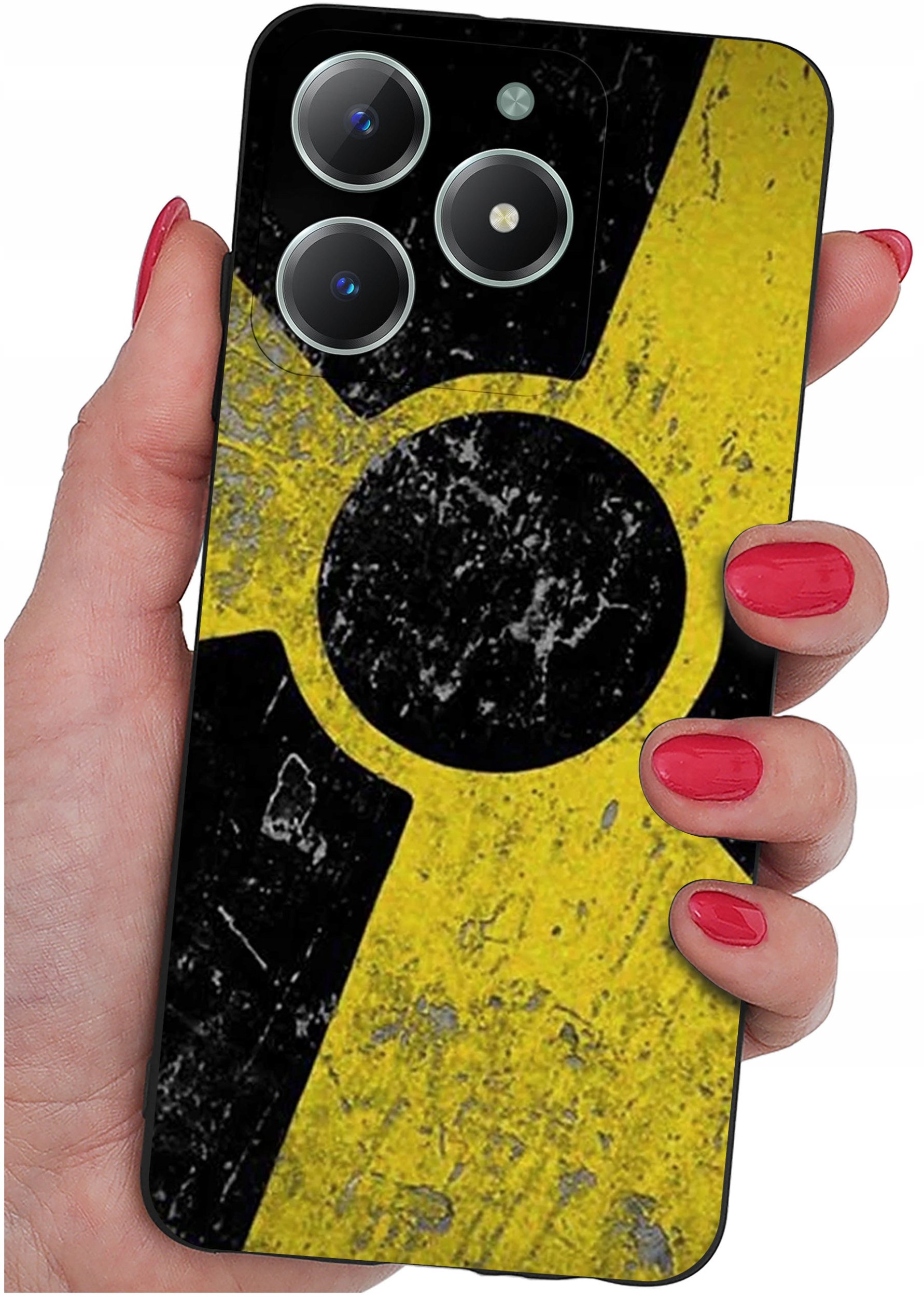 Etui do Realme C61 | C63 WZORY |SILIKONOWE MATT CASE + SZKŁO 9H