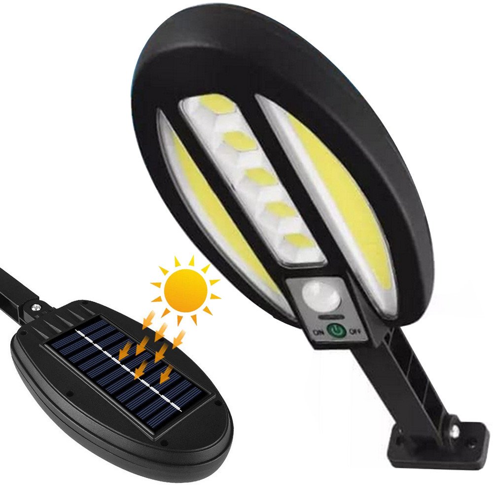 Lampa solarna mała latarnia 90W COb z czujnikiem ruchu i zmierzchu