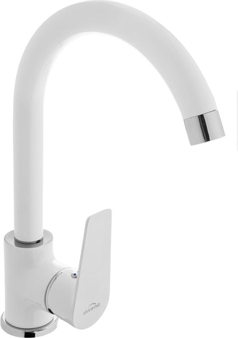 Bateria kuchenna Invena Dokos stojąca biała (BZ-19-002)