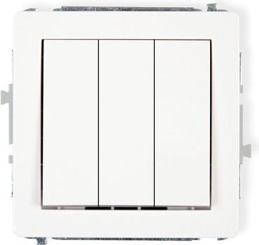 Karlik DECO łącznik podtynkowy potrójny białe (DWP-7)
