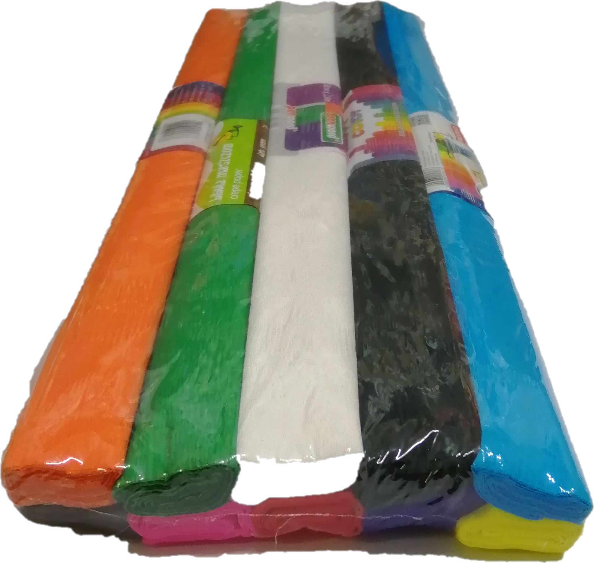 KW Trade Bibuła marszczona MIX 10 kolorów klasycznych