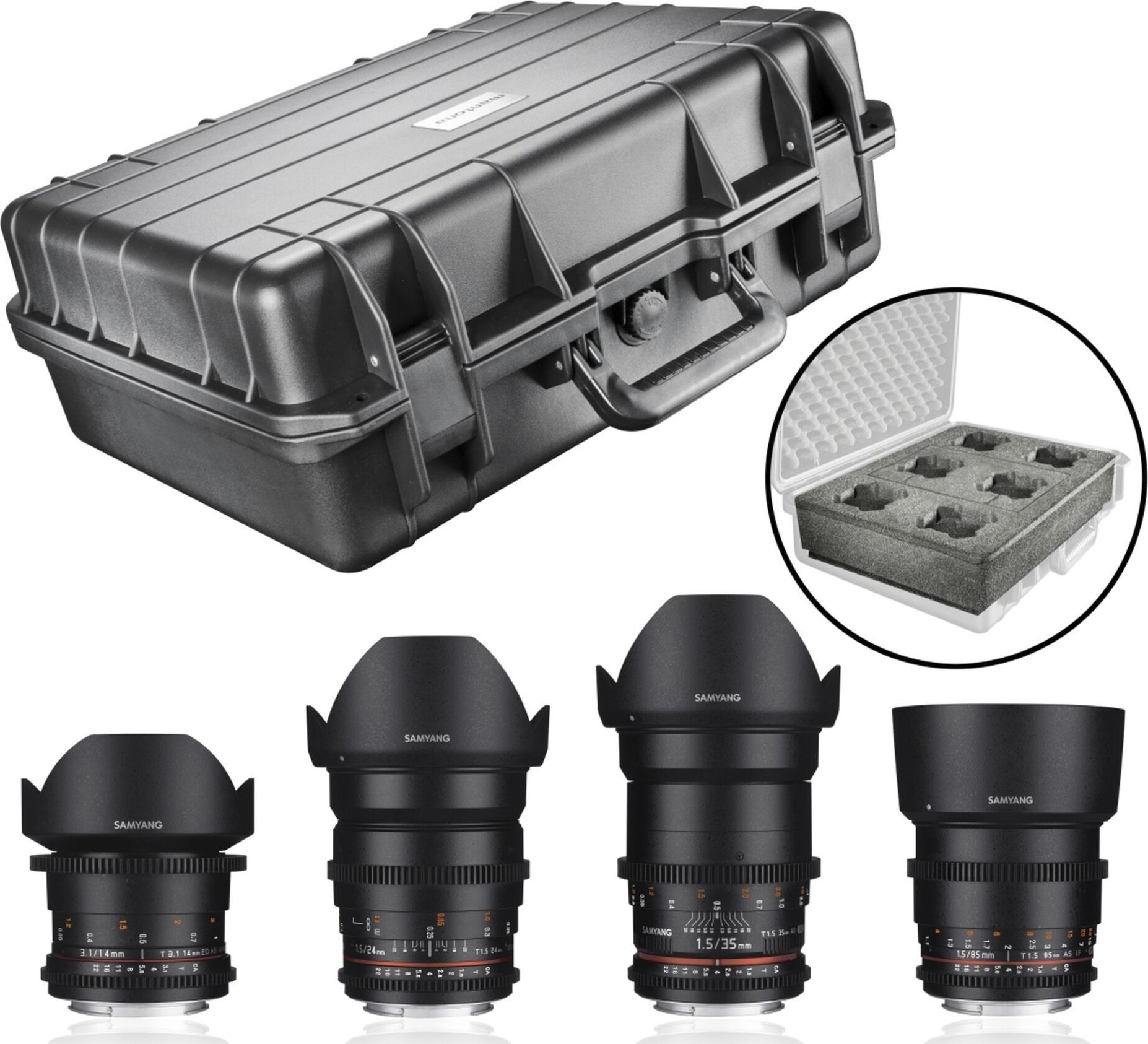 Obiektyw Samyang Samyang Video DSLR basic Set II Sony E