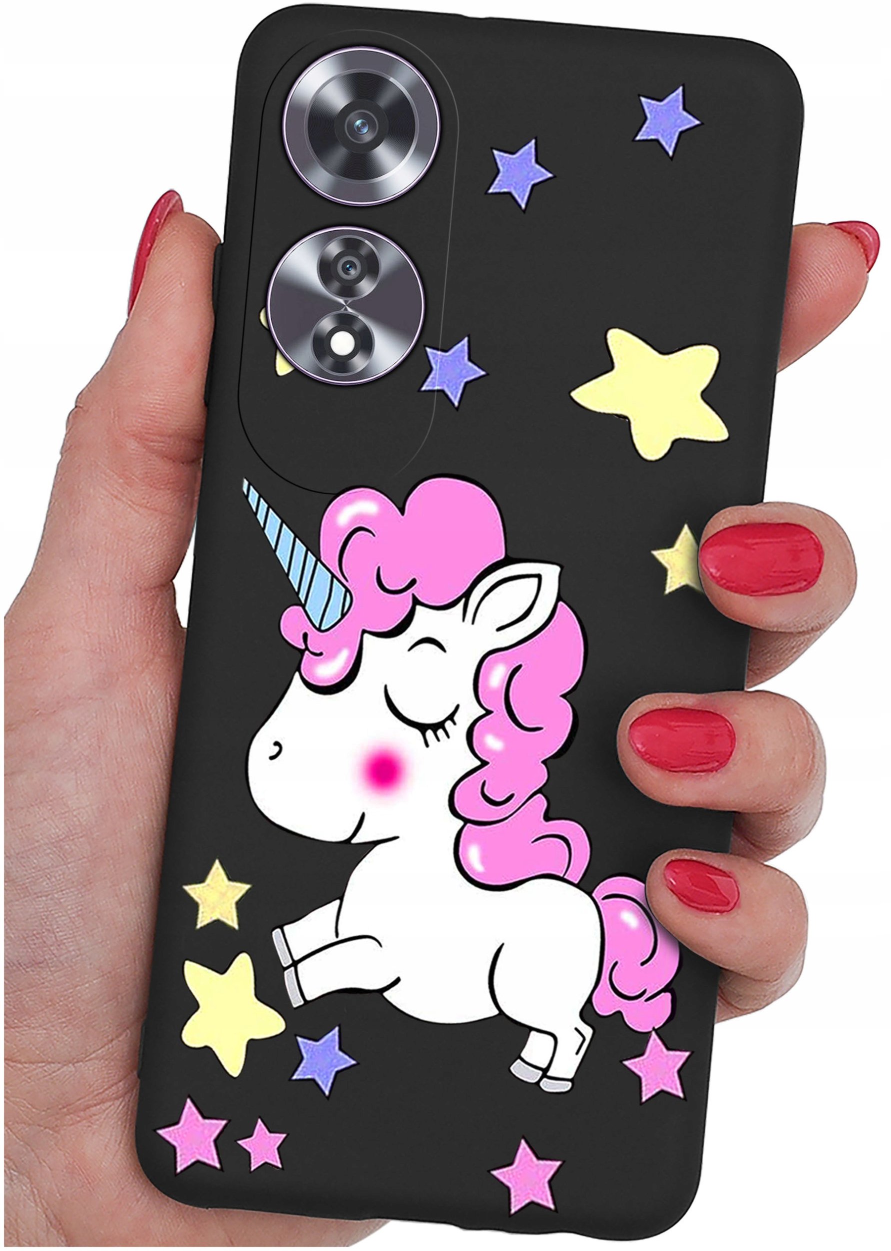 Etui do Oppo A60 4G WZORY |SILIKONOWE MATT CASE + SZKŁO 9H