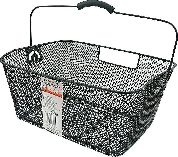 Carcommerce Koszyk na rower metalowy tylny na bagażnik