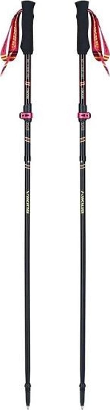 Kije trekkingowe Viking Kettera Pro Lady Trekking czarno-różowe 610-25-7713-0946-UNI