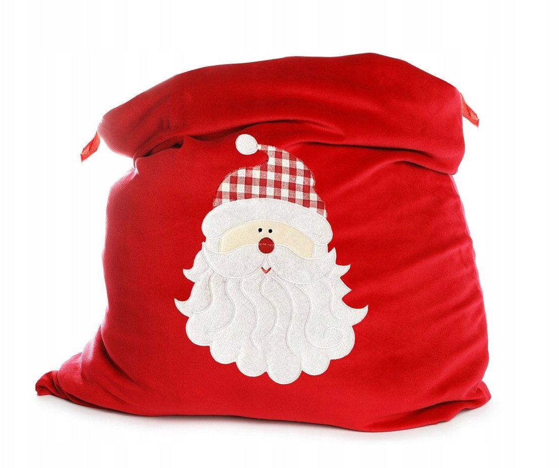 Worek na prezenty Mikołaj 50x70cm