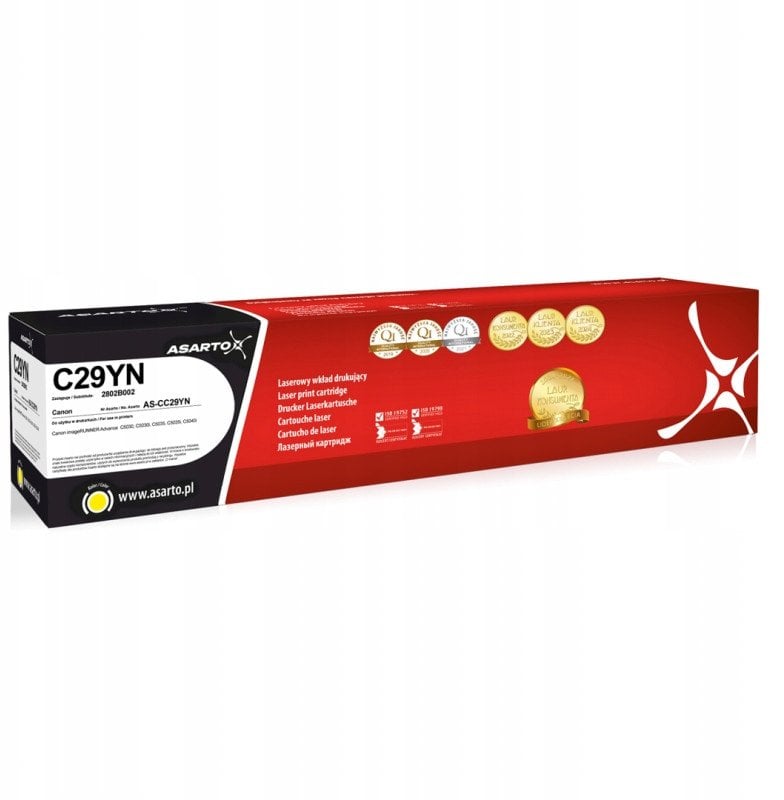Toner Asarto Toner do Canon C29YN | 2802B002 | 27000 str. | yellow