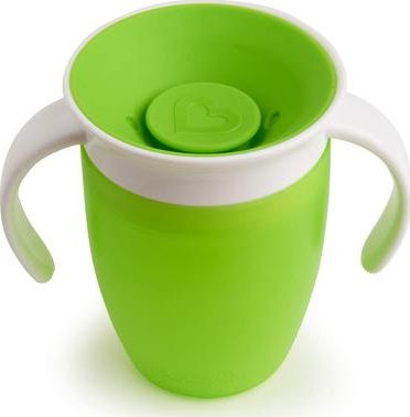 Munchkin Kubek niekapek 360 treningowy z uchwytami 207ml zielony