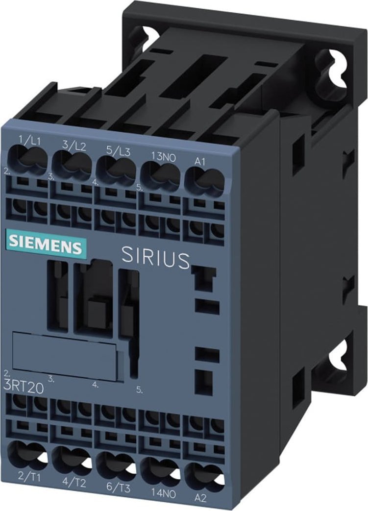 Siemens Stycznik mocy AC-3 4 kW/400V 1Z AC 230V 50/60Hz wielkość S00 przył. sprężynowe 3RT2016-2AP01