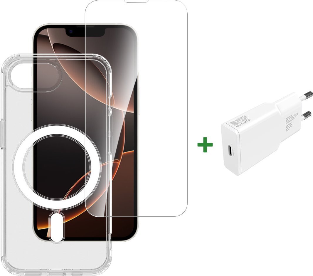 4smarts 3in1 Premium Starter Set für Apple iPhone 16e