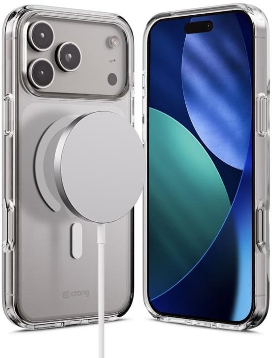 Crong Clear MAG Cover - etui Magsafe do iPhone 17 Pro Max przeźroczyste