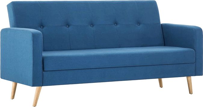 Elior Tapicerowana wersalka Lovena - niebieska