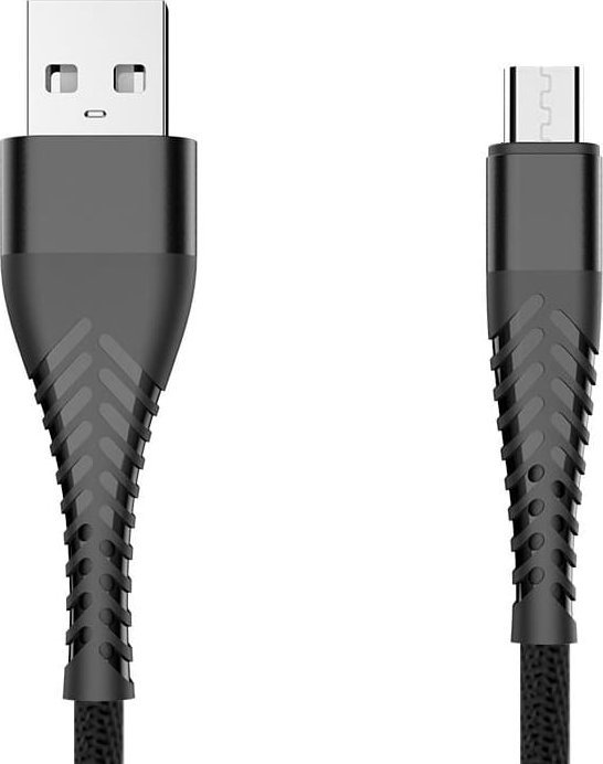 eXtremestyle Kopia: Kabel micro USB z oplotem Spider (3 m, czarny)
