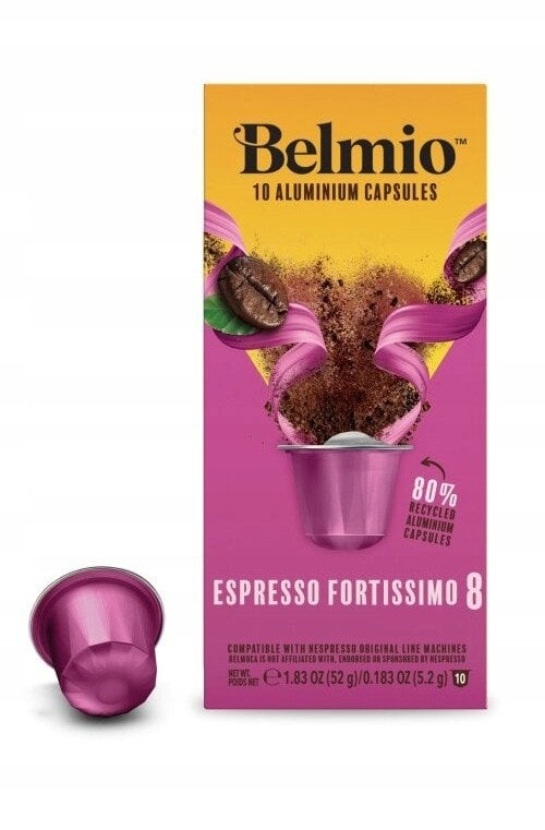 Kapsułki do Nespresso Belmio Espresso Fortissimo 10 sztuk