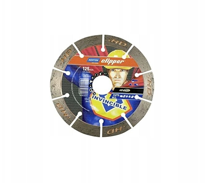 Norton TARCZA D.SEGMENTOWA 125mm INVICIBLE CUTS ALL