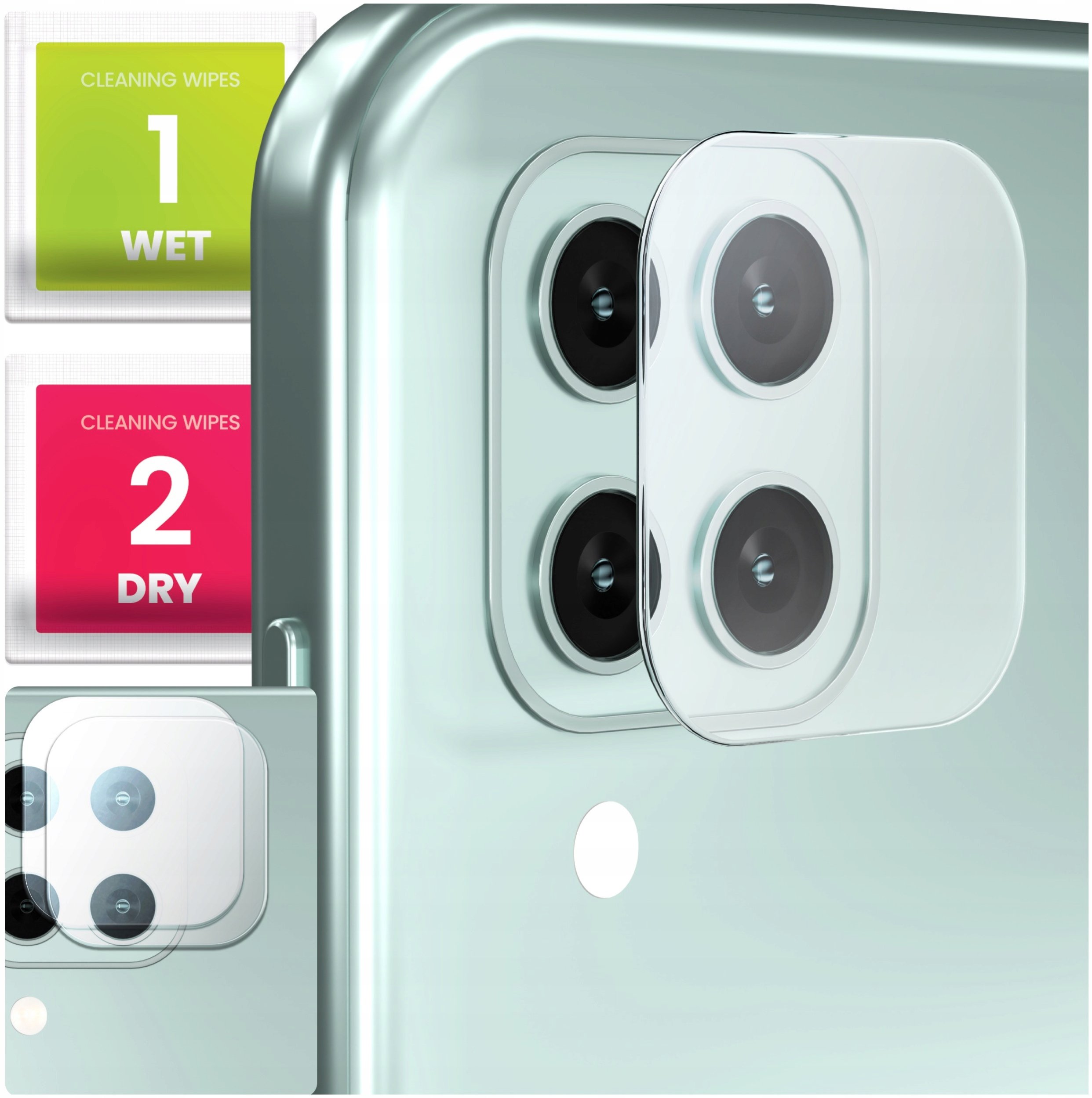 2-PAK Szkło Na Aparat Do Samsung Galaxy M33 5G (Hartowane, Na Obiektyw, 9H)