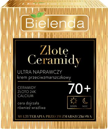 Bielenda Złote ceramidy Krem przeciwzmarszczkowy 70+